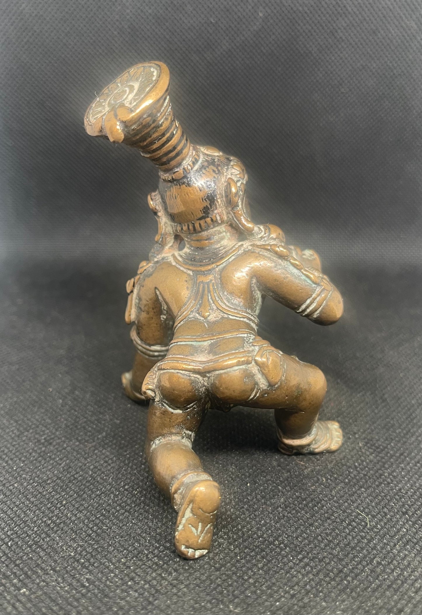 Antique Baby Crawling Krishna,Karnataka with a Deep Patina