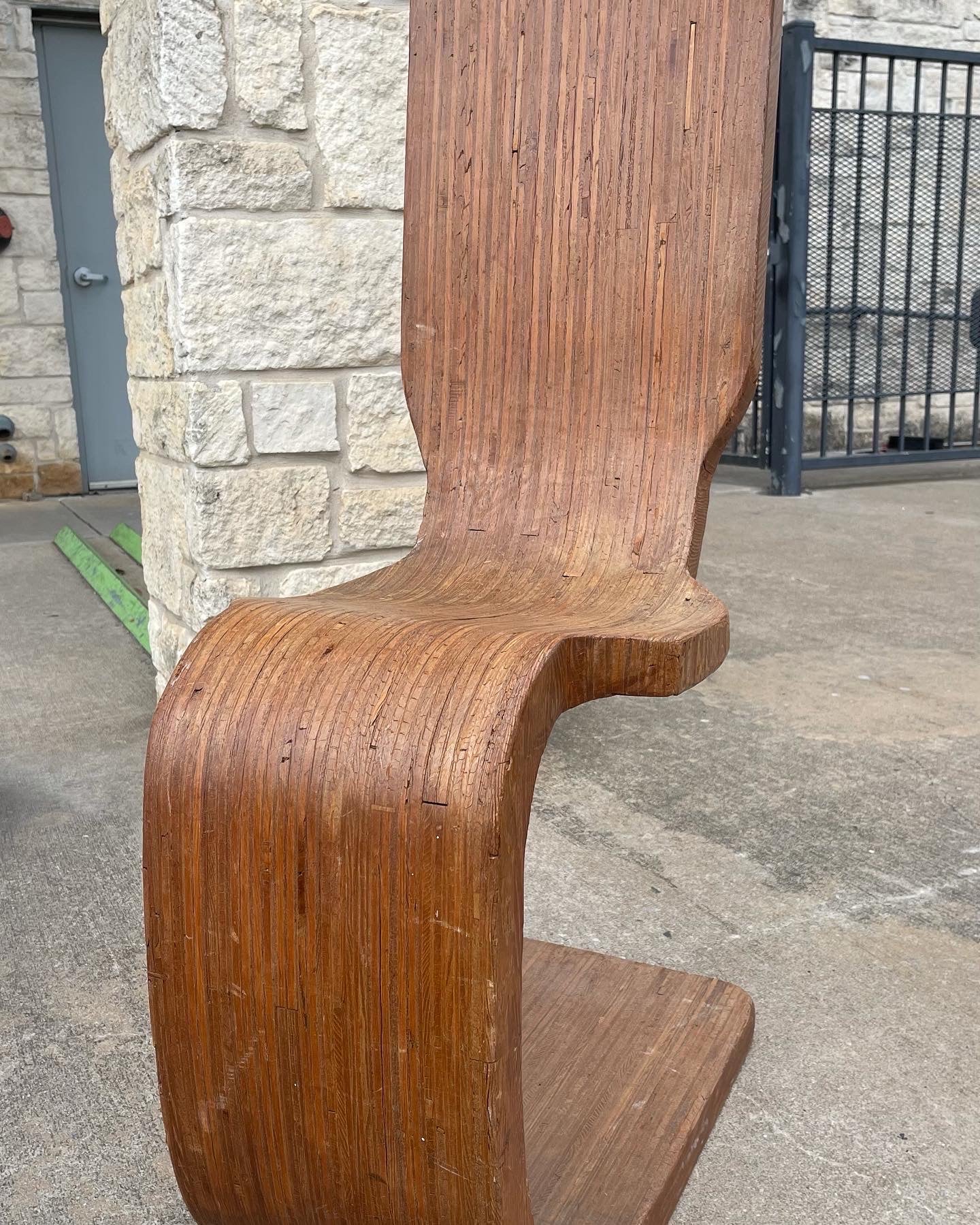 Vintage Mid-Century Bent-Wood Chair, American (unknown artist) ca 1950’s-60’s