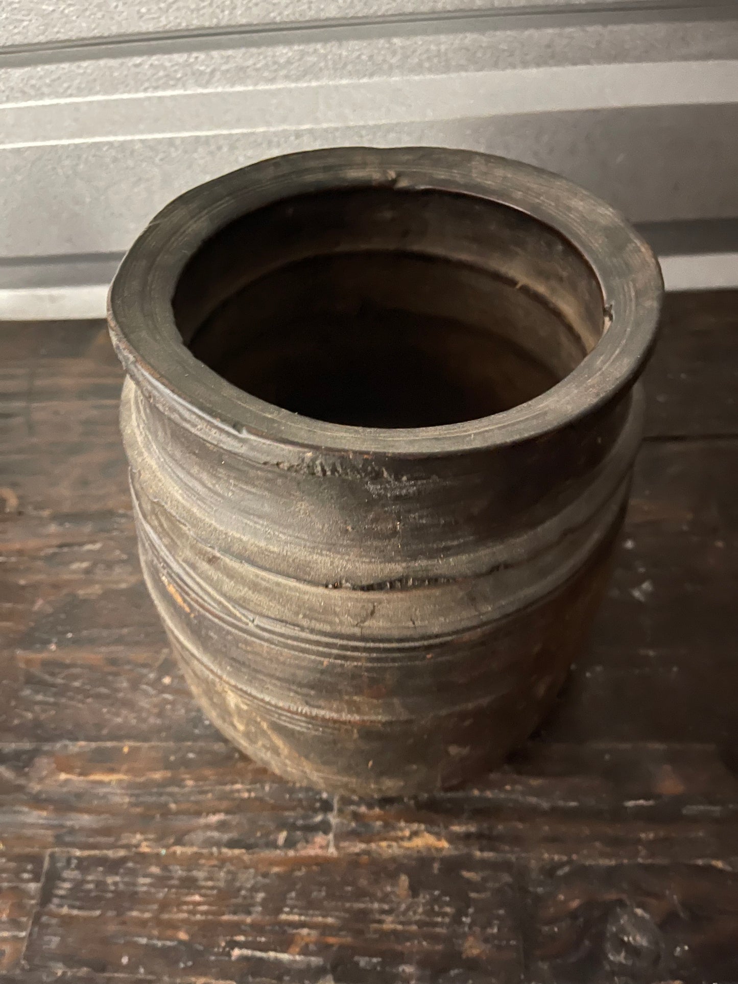 Antique Hand-Carved Wooden Himalayan Bowl