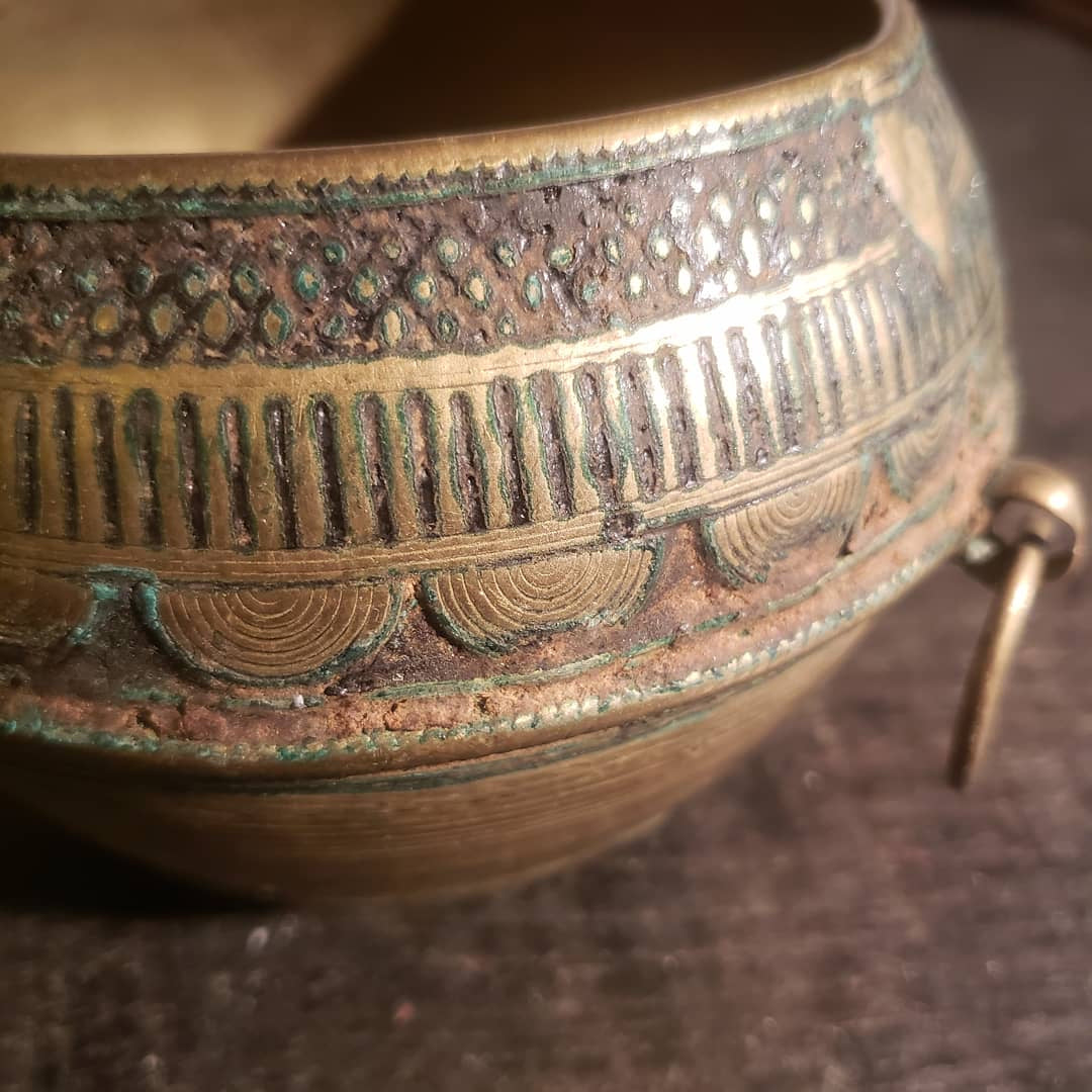 Antique Metal Monks “Begging Bowl”