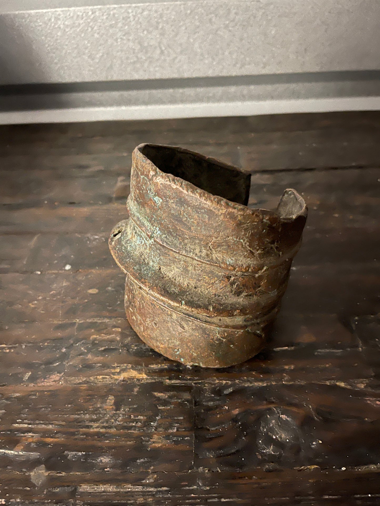 Antique African Cast Copper/Bronze Currency Bracelet