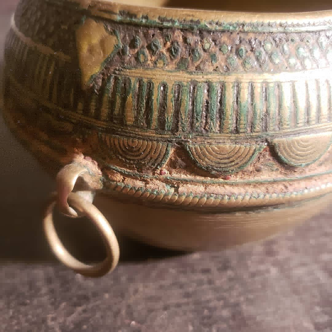 Antique Metal Monks “Begging Bowl”