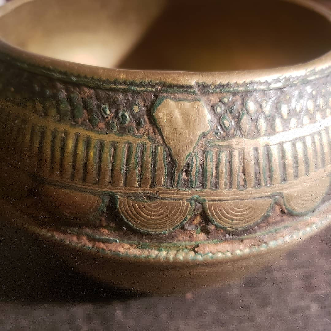 Antique Metal Monks “Begging Bowl”