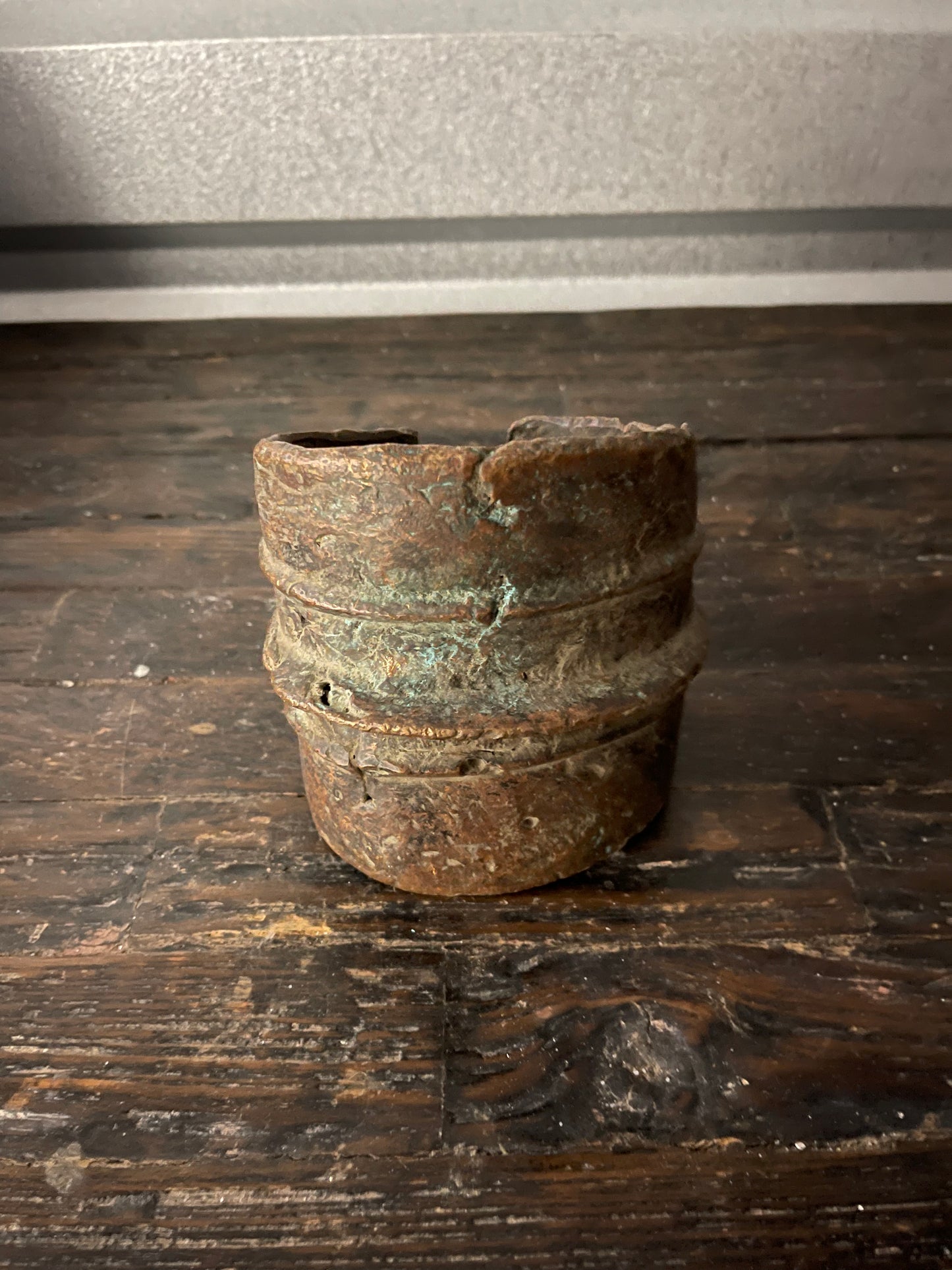 Antique African Cast Copper/Bronze Currency Bracelet
