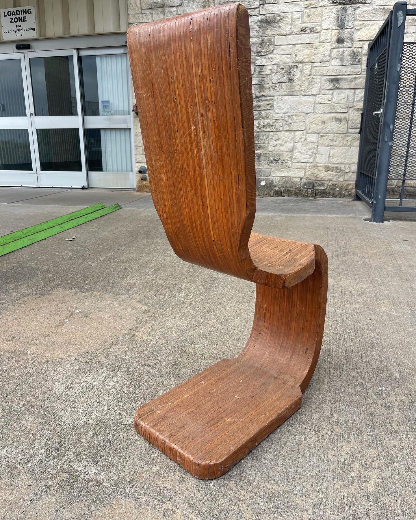 Vintage Mid-Century Bent-Wood Chair, American (unknown artist) ca 1950’s-60’s