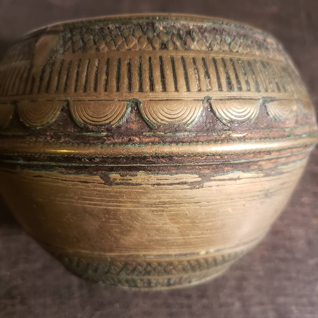 Antique Metal Monks “Begging Bowl”