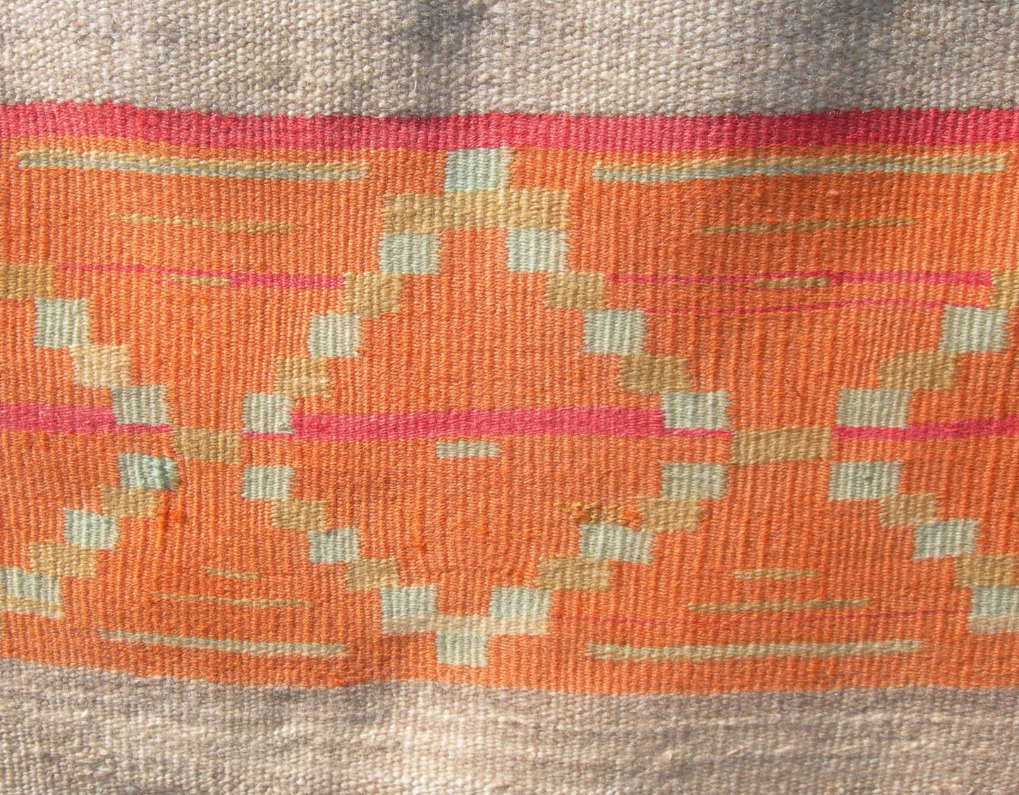 Late Classic Navajo Dine Wearing Blanket With Third Phase Chief's Blanket,Circa 1875/80