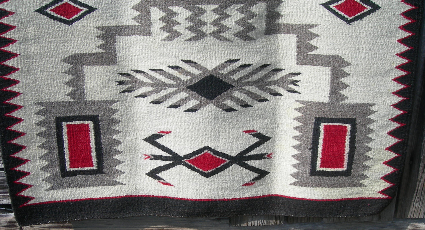 Navajo Dine J. B. Moore (Crystal Trading Post) Storm Pattern 1911 Catalog Rug