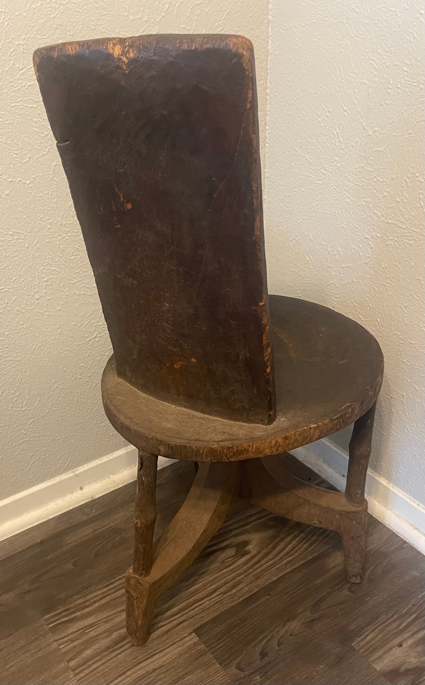 Old Carved Chair, Ethiopia, E. Africa