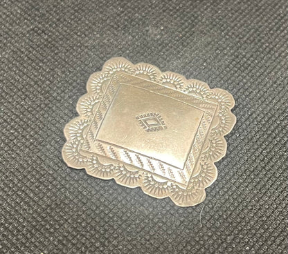 Vintage Sterling Silver Native American Pin & Pendant with Provenance