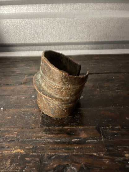 Antique African Cast Copper/Bronze Currency Bracelet