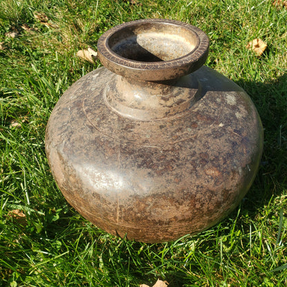 Antique Metal Water vessel from India