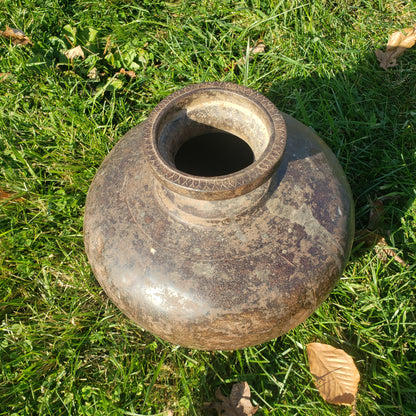 Antique Metal Water vessel from India