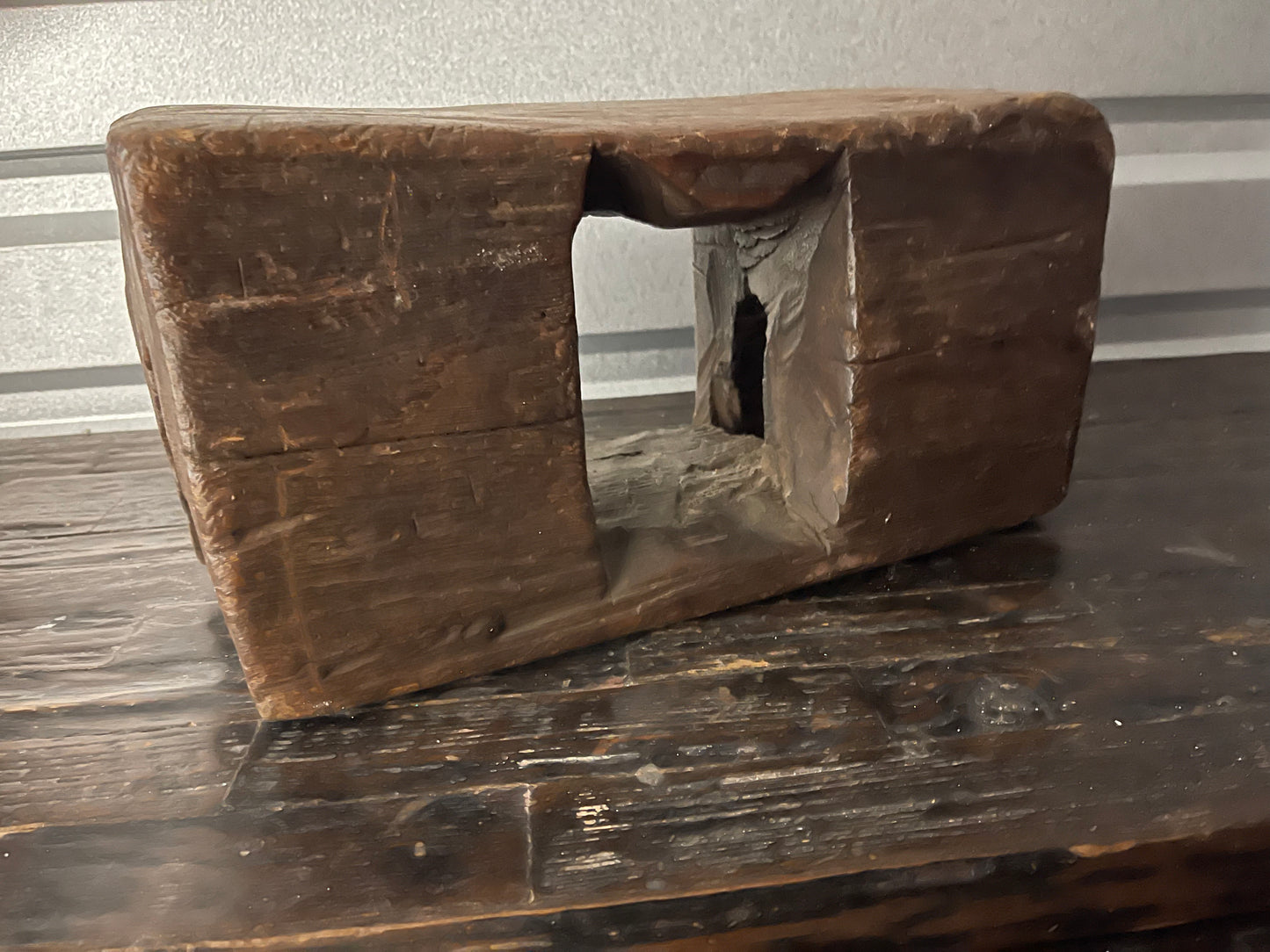 Old Wooden Senufo Stool, West Africa with an Abstract Form