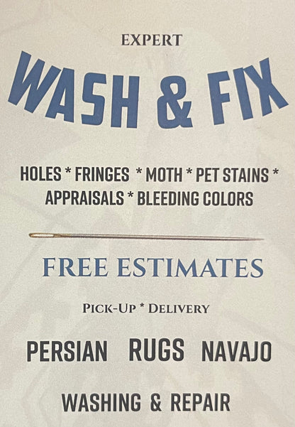 Hand Washing a Navajo Dine Rug in Taos,New Mexico