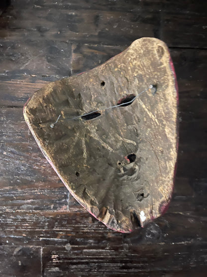 Old & Used Mexican Folk Art Mask from Rural Village