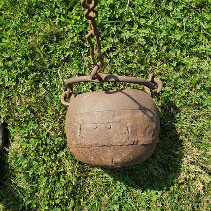 Antique hand-hammered Himalayan Well Pot