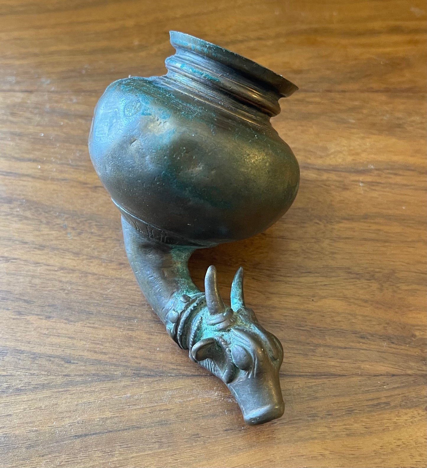 Antique  Bronze Temple Vessel