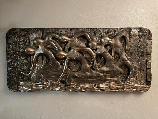 Vintage La Finesse Studio Fiberglass Wall Sculpture