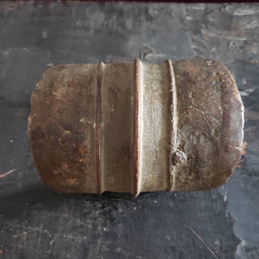 Antique Large African Cast Copper/Bronze Currency Bracelet