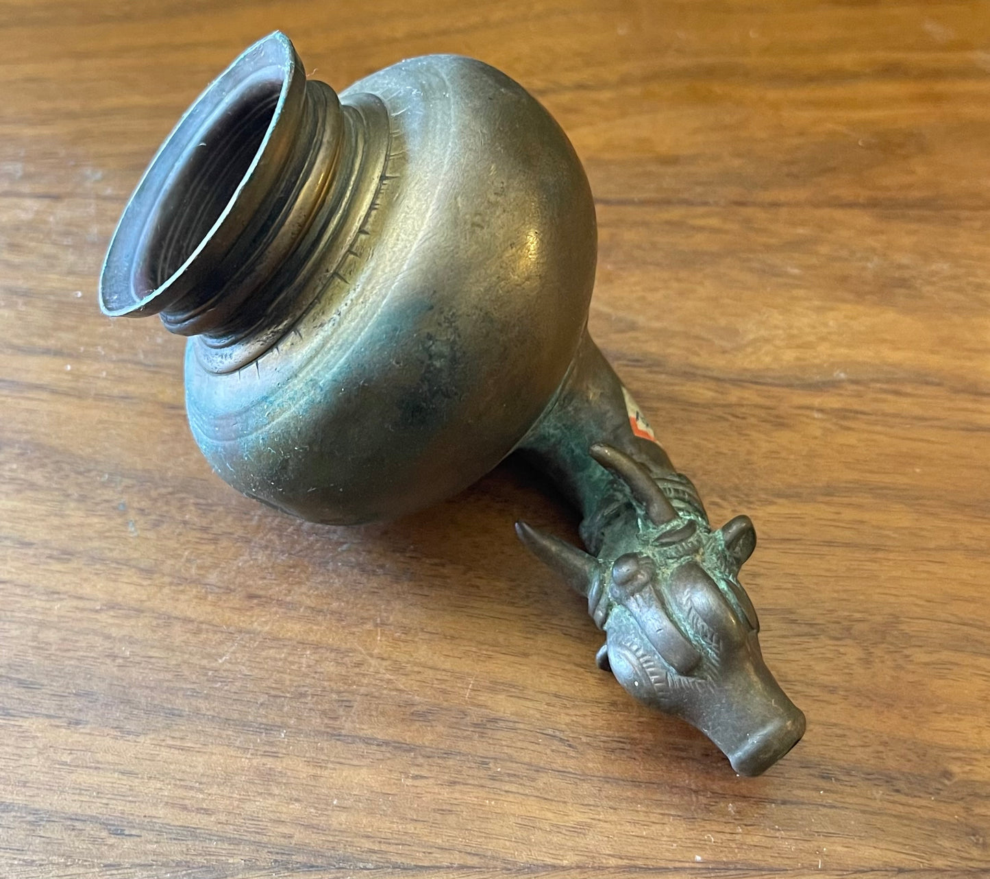Antique  Bronze Temple Vessel
