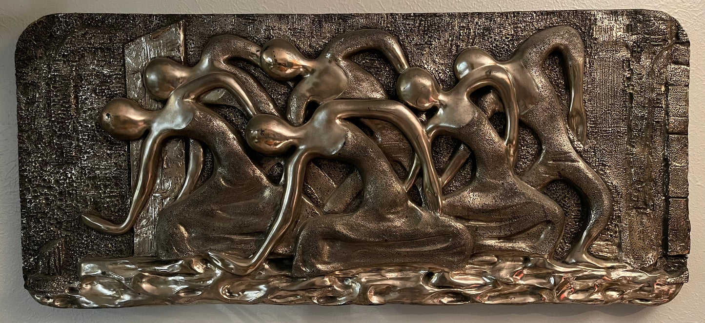 Vintage La Finesse Studio Fiberglass Wall Sculpture