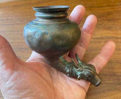 Antique  Bronze Temple Vessel
