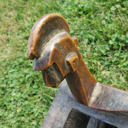 Old Mossi,Burkina Faso,W. Africa Zoomorphic Stool