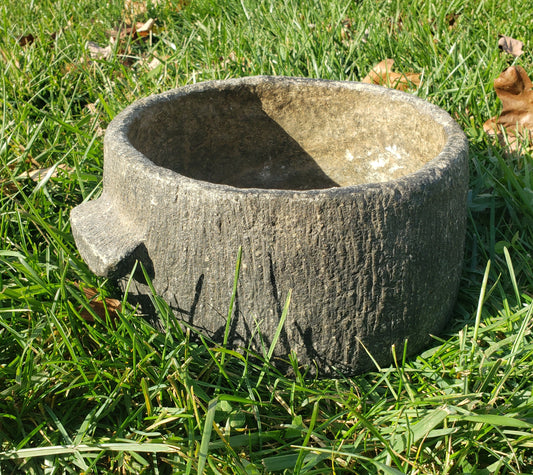 Rare Antique Museum Quality Carved Stone Bowl from the Swat Valley,Pakistan