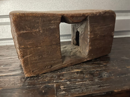 Old Wooden Senufo Stool, West Africa with an Abstract Form