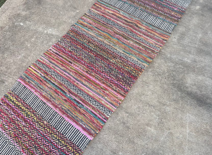 Antique Native American Rare Pueblo Servants Rug Circa 1875