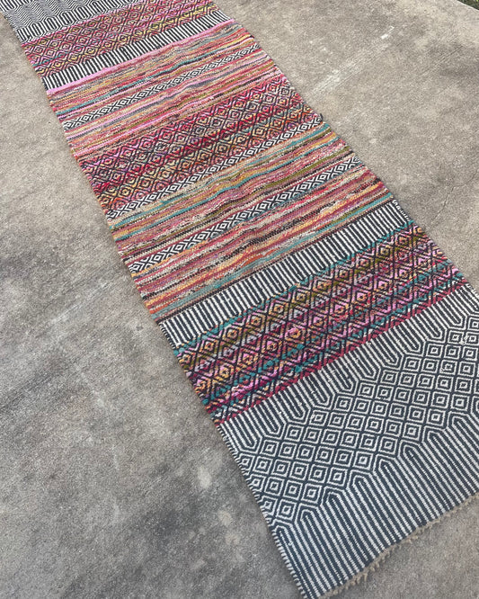 Antique Native American Rare Pueblo Servants Rug Circa 1875