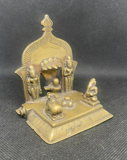 Antique Pachayatna Temple,Maharahstra  with the main shrine surrounded by four sub-shrines.