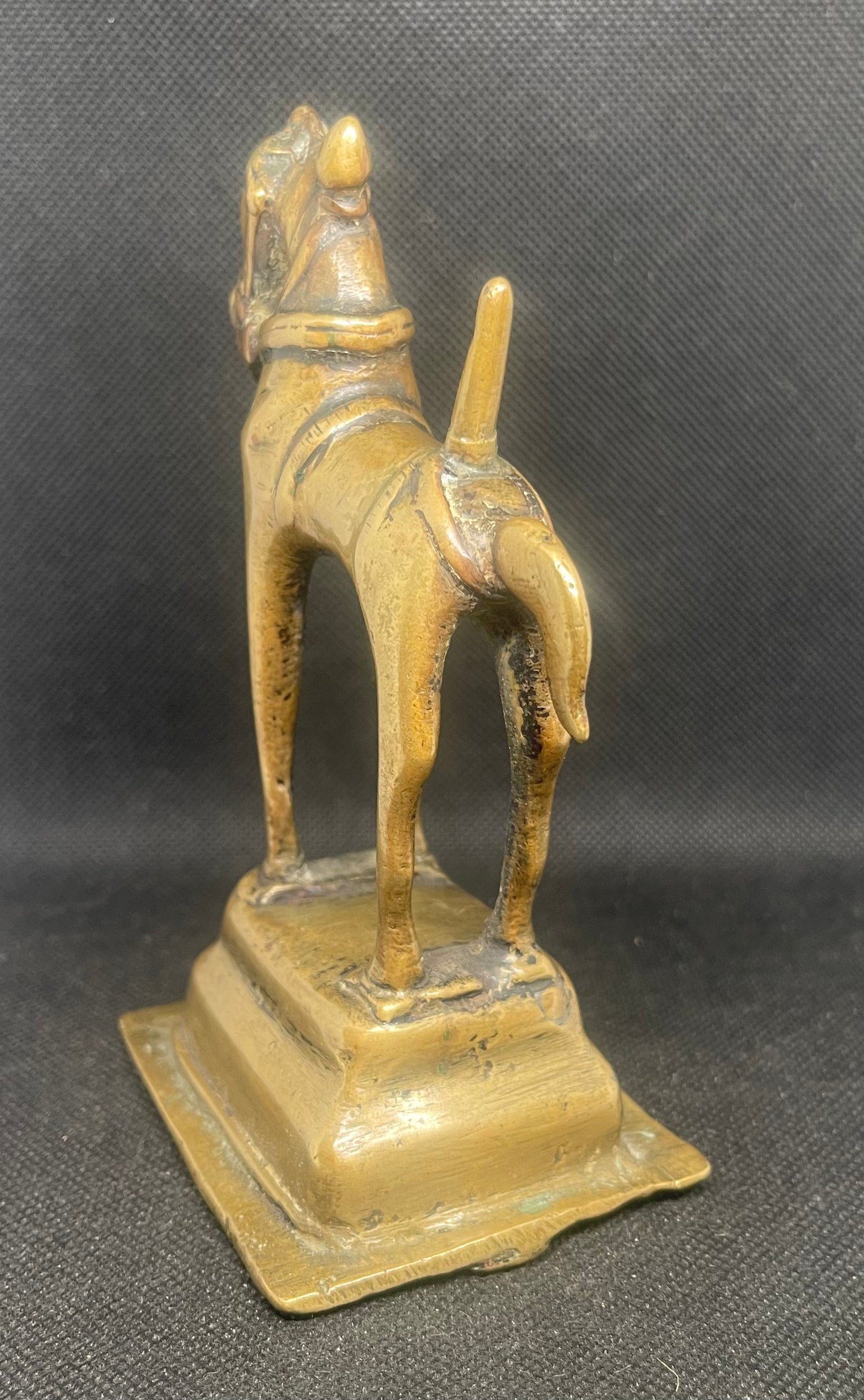 Antique Sculpture of the Vahana Nandi (the Mount of Lord Shiva) of Khandoba