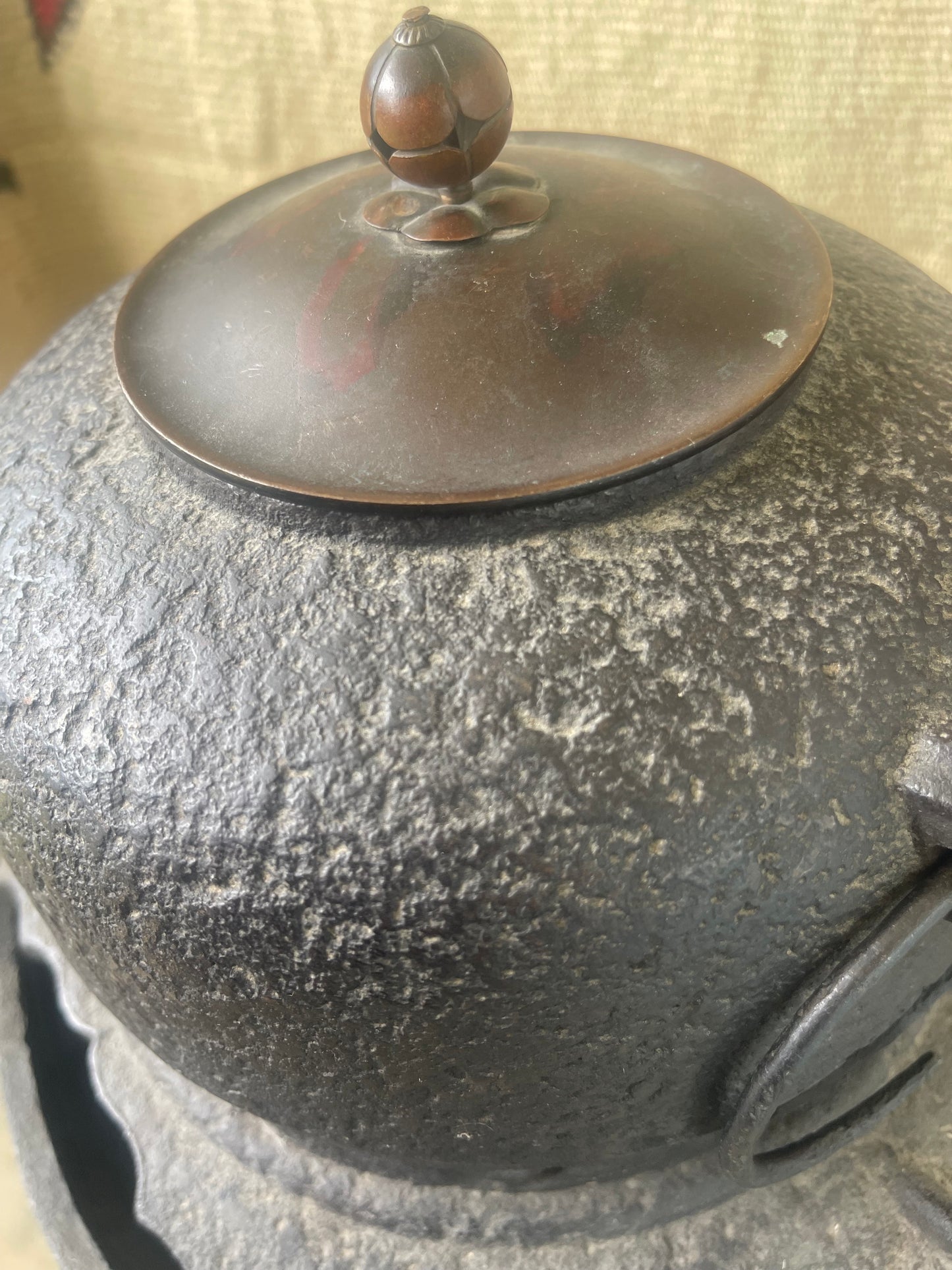 Old Japanese Chagama Kama and Furo for use in the Tea Ceremony