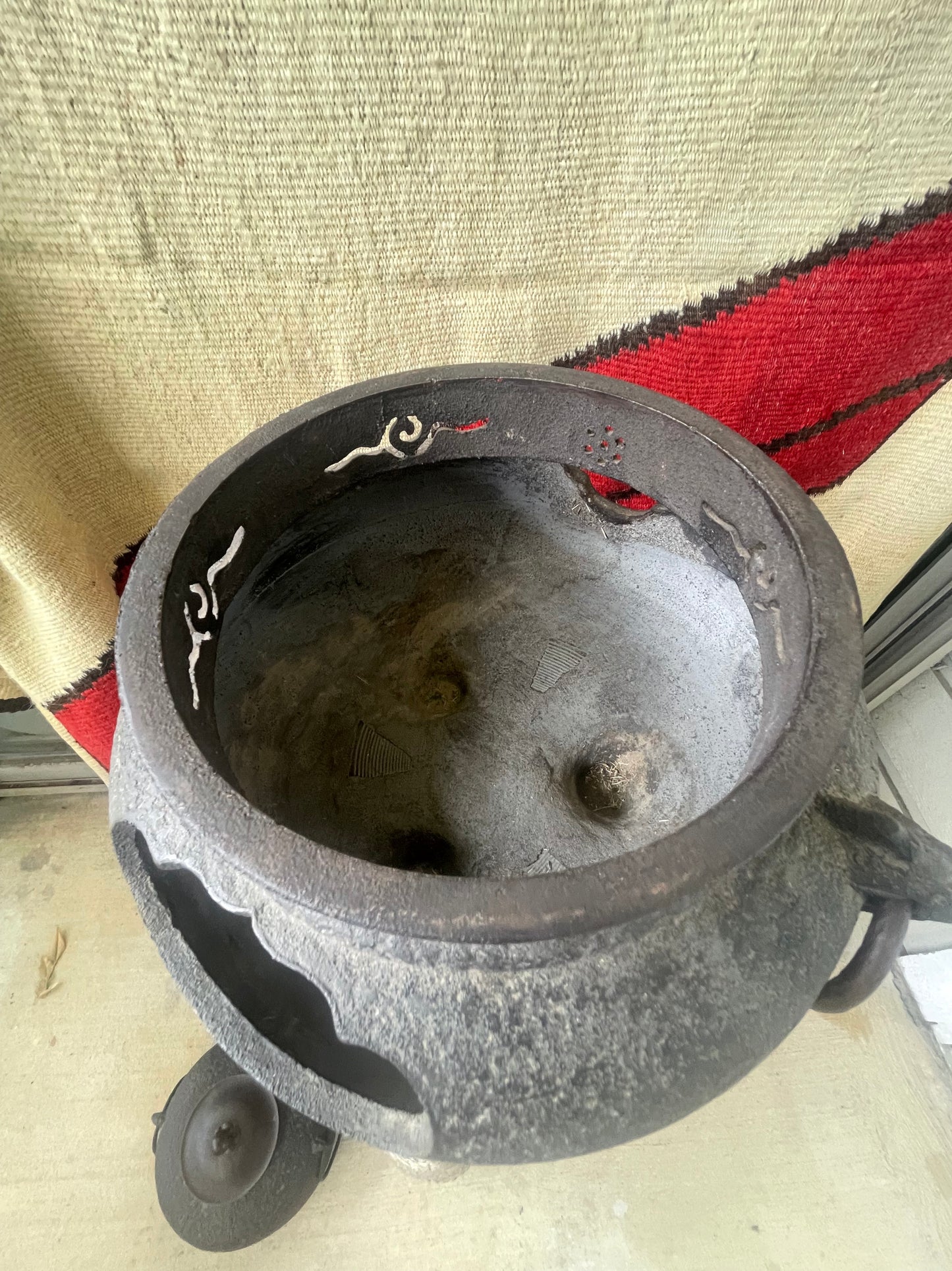 Old Japanese Chagama Kama and Furo for use in the Tea Ceremony