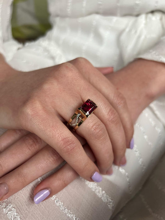 Ruby Ring - Hand Shot