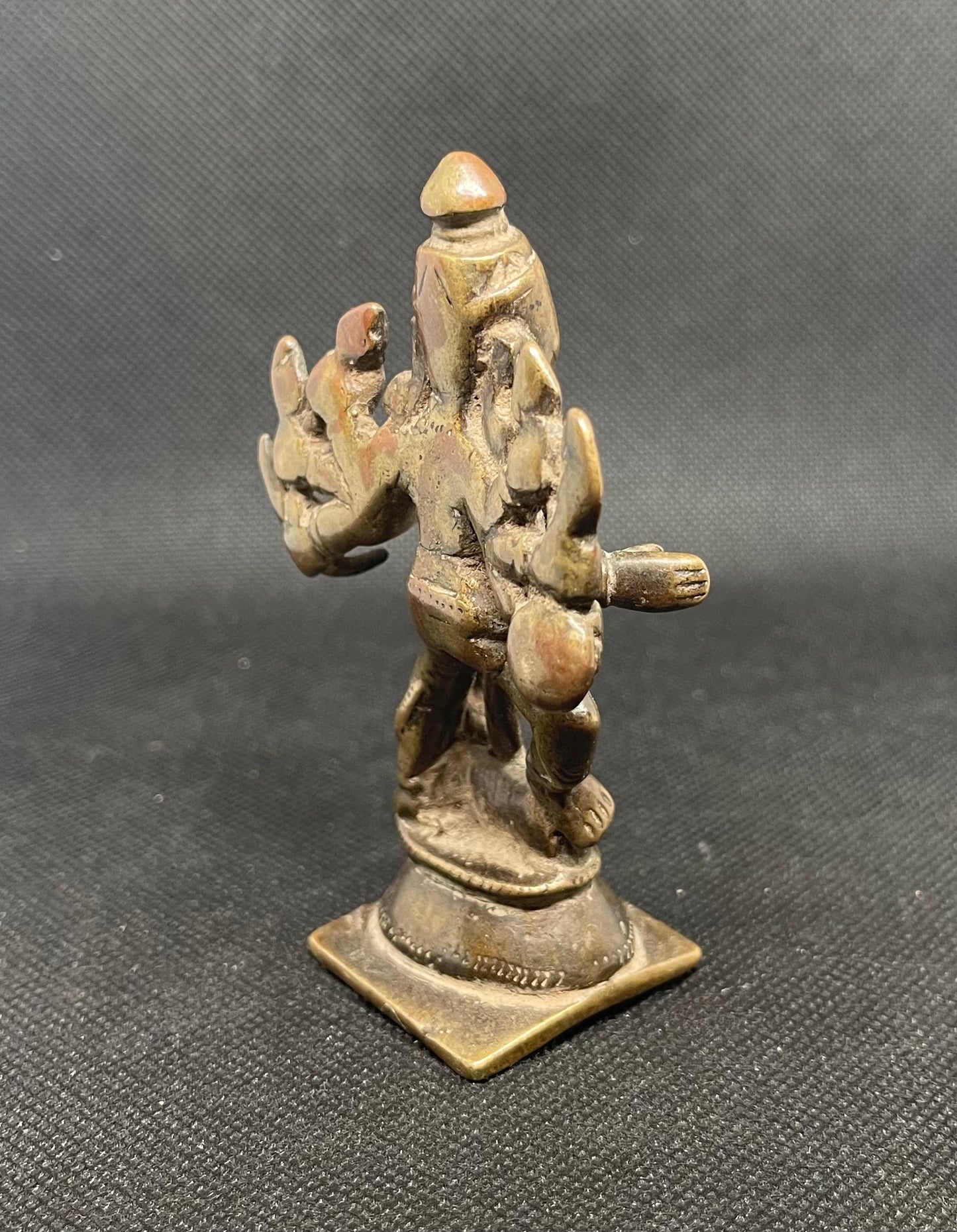 Antique Sculpture of Durga slaying the demon Mahisha