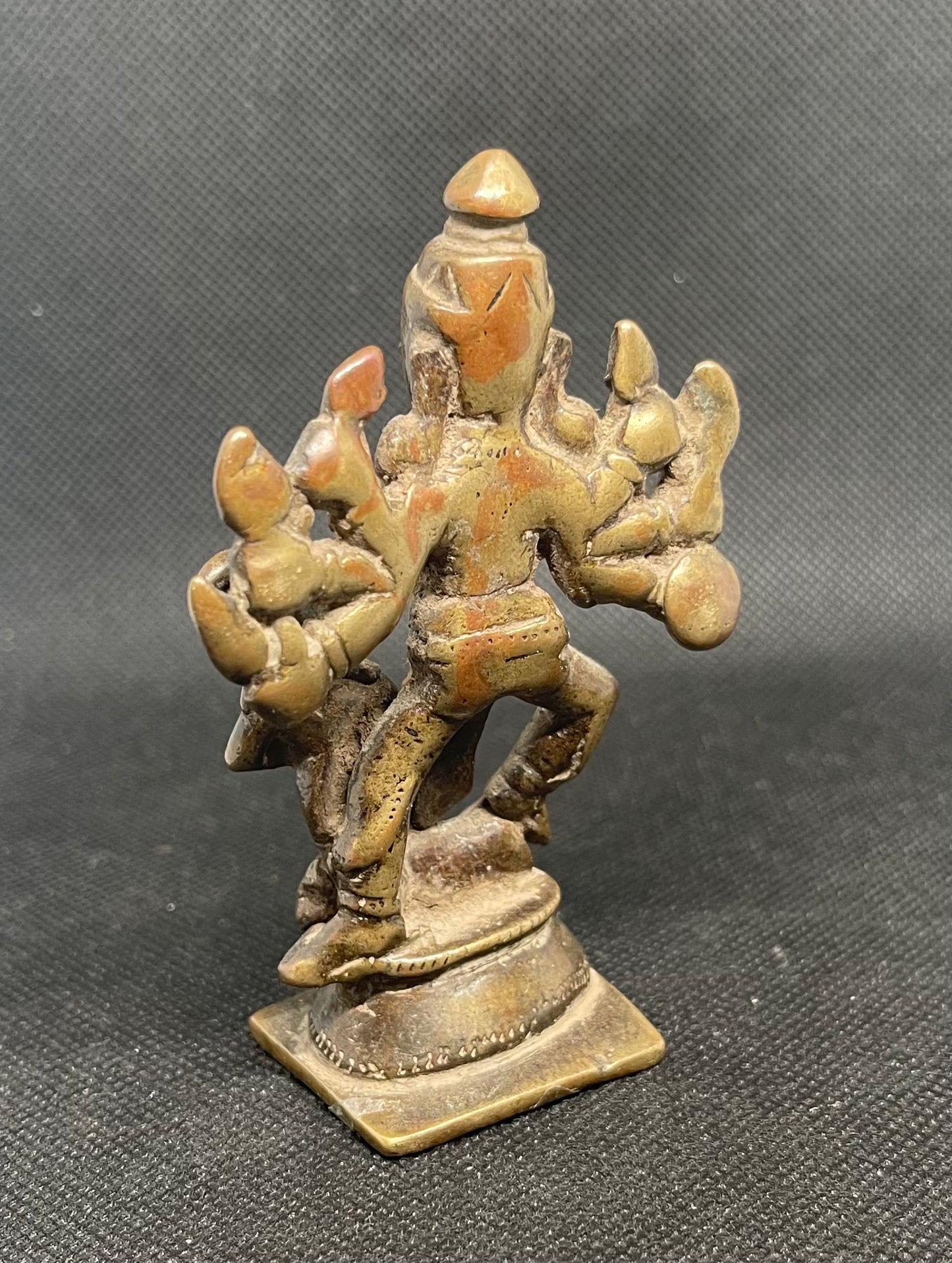 Antique Sculpture of Durga slaying the demon Mahisha